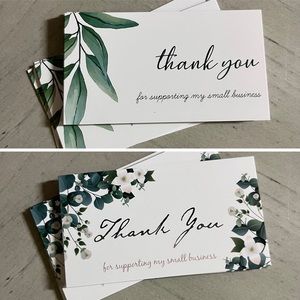 (40) Thank You Cards